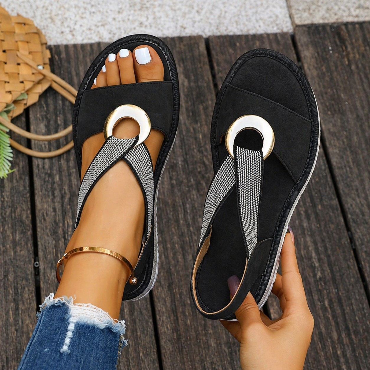 Marina | Sandalias elegantes con detalle sofisticado